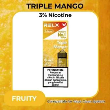 RELX Eliquid 30ml (Garansi Resmi id) Triple Mango