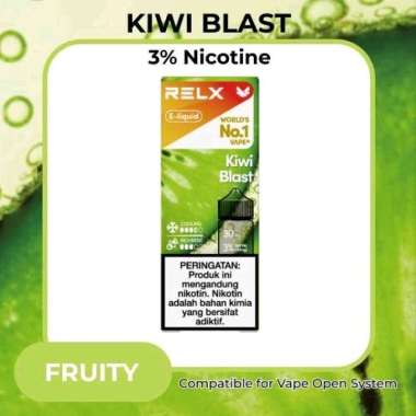 RELX Eliquid 30ml (Garansi Resmi id) Kiwi Blast
