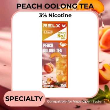 RELX Eliquid 30ml (Garansi Resmi id) Peach Oolong Tea