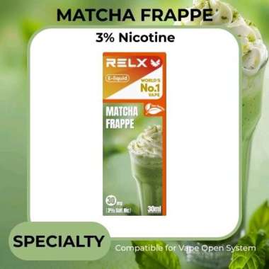 RELX Eliquid 30ml (Garansi Resmi id) Matcha Frappe