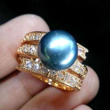 Cincin Mutiara Original Lombok Mutiara Air Tawar