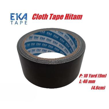 LAKBAN KAIN HITAM Cloth Tape 46MM × 9M EKA TAPE