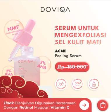 Doviqa Acne Peeling Serum 20mL - Serum Eksfoliasi Kulit Berjerawat
