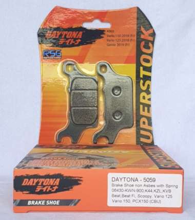 KAMPAS REM DAYTONA GENIO 110 VARIO 125 LED NEW VARIO 150 KEYLESS DEPAN BELAKANG