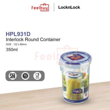 LOCK & LOCK Round Food Container [350 mL] Transparent