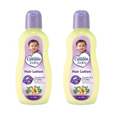 Cussons Baby Hair Lotion Candle Nut & Celery 100 mL / Twinpack