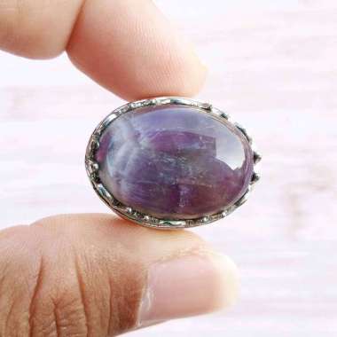 Cincin Batu Natural Kecubung / Amethyst 4