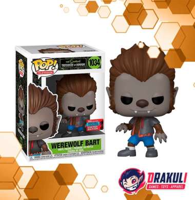 Funko Pop The Simpsons Treehouse of Horror - Werewolf Bart 2020 NYCC STANDARD