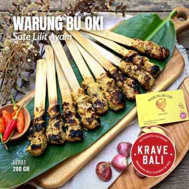 Sate Lilit Ayam Warung Bu Oki - Makanan Khas Bali - Krave Bali