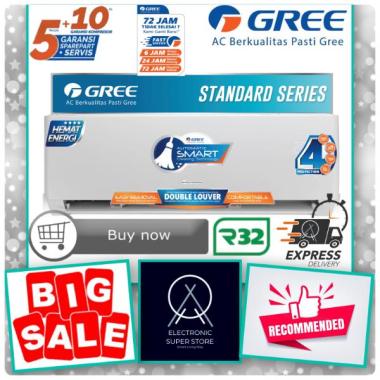 AC GREE GWC-05MOO5S GWC05MOO 05MOO5A STANDARD 1/2 PK TURBO COOLING SMART CLEANER AC 1/2PK GREE LOW W