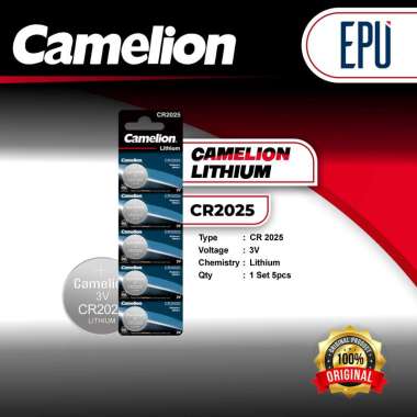 Camelion Baterai Lithium Battery Batre Batere Kancing CMOS CR2025