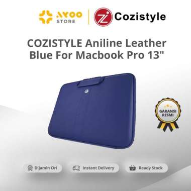 COZISTYLE Aniline Leather Blue Depths For Macbook Pro 13" Retina 2017 CLNR71302