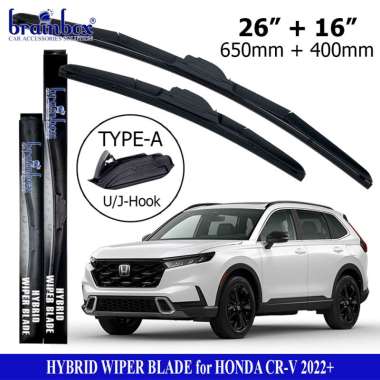 HIGH QUALITY Hybrid Wiper Blade Honda CRV Wiper Kaca Mobil Karet Wiper Honda CRV Gen-6