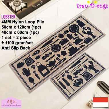 Tren-D-rugs Karpet keset kaki alas lantai ruang tamu dapur set panjang lorong runner koridor shower