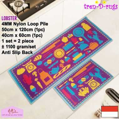 Tren-D-rugs Karpet keset kaki alas lantai ruang tamu dapur set panjang lorong runner koridor shower 