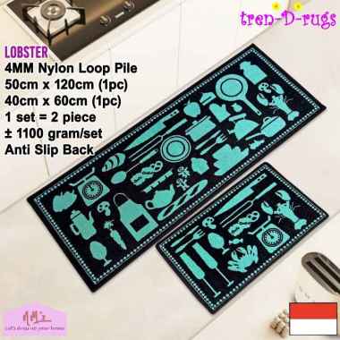 Tren-D-rugs Karpet keset kaki alas lantai ruang tamu dapur set panjang lorong runner koridor shower