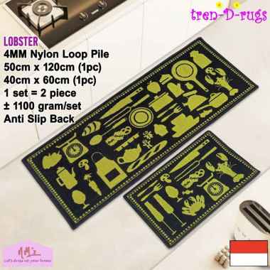 Tren-D-rugs Karpet keset kaki alas lantai ruang tamu dapur set panjang lorong runner koridor shower