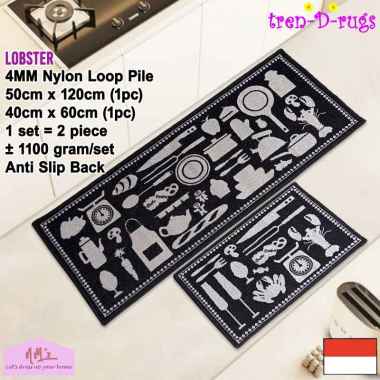 Tren-D-rugs Karpet keset kaki alas lantai ruang tamu dapur set panjang lorong runner koridor shower 