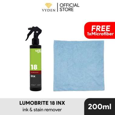 LUMOBRITE 18 INX Ink Remover 100ml Pembersih Tinta Permanent Jok Kain Kulit Semi MURAH 100ML FREE MF