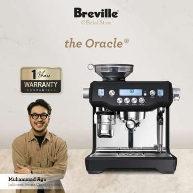Breville the Oracle - Mesin Kopi Espresso Otomatis + Timbangan Black Truffle