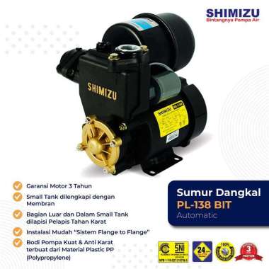 Pompa Air Auto Shimizu PL138BIT 125 Watt
