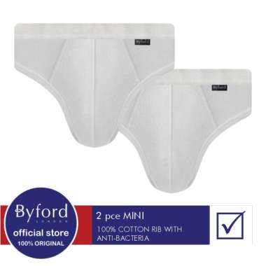 Byford Celana Dalam Pria Mini Briefs 2 pcs / pack - WBYB15M2RC XXL