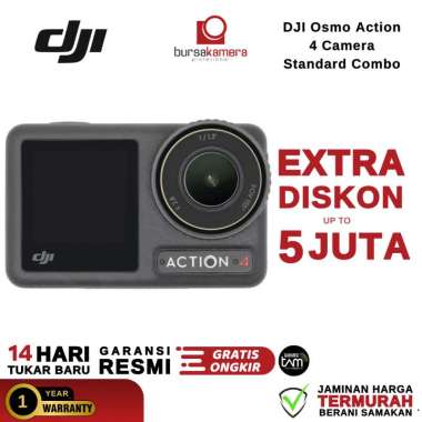 DJI Osmo Action 4 Camera Standard Combo Action4 Action - 4 Garansi Resmi