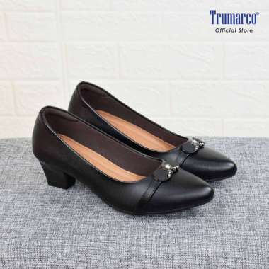 Trumarco THE 508 Black Sepatu Pantofel Wanita 42 Hitam
