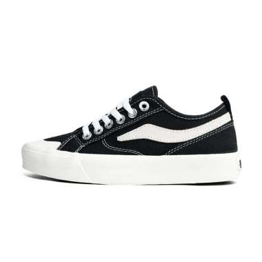 SABA Veron Black White - Sepatu Sneakers Casual Pria Wanita 37