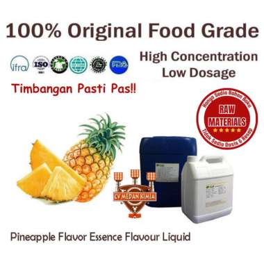 Perisa Perasa Pineapple Flavour 100gram Nenas Essence Flavor E Liquid
