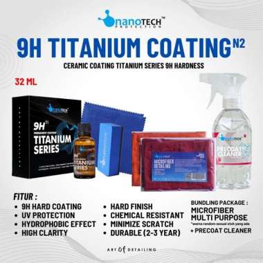 Nano Ceramic Coating 9H Titanium Series Hanya Produk