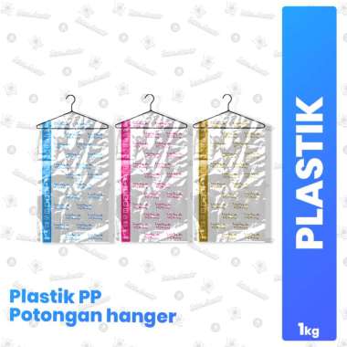 Plastik Pakaian Baju Laundry PP Biru 35 x 55