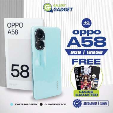 OPPO A58 8/128 GB RAM 8 ROM 128 8GB 128GB Android Dazzling Green