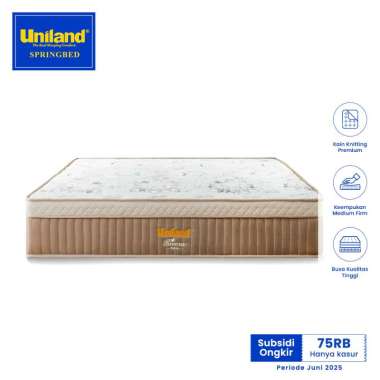 Uniland Springbed Rivera Emira Plushtop Hanya Kasur 200 x 200 Rosegold