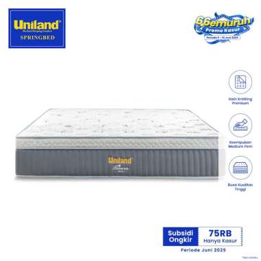 Uniland Springbed Rivera Emira Plushtop Hanya Kasur 200 x 200 Rosegold