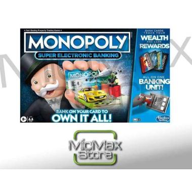 Monopoly Super Electronic Banking Board Game E8978