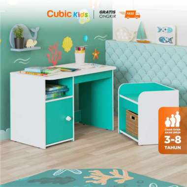 Cubic KIDS Meja Tulis Anak dan Kursi Anak / POCO MTA 80