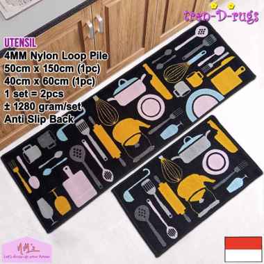 Tren-D-rugs Karpet keset kaki alas lantai ruang tamu dapur set panjang lorong runner koridor shower 