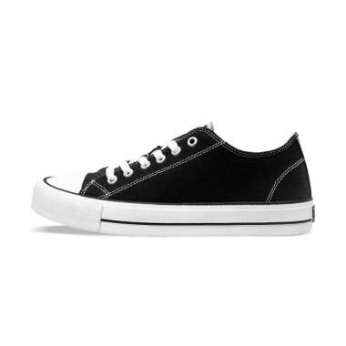 SABA Vintage Black White LX - Sepatu Sneakers Casual Pria Wanita 39
