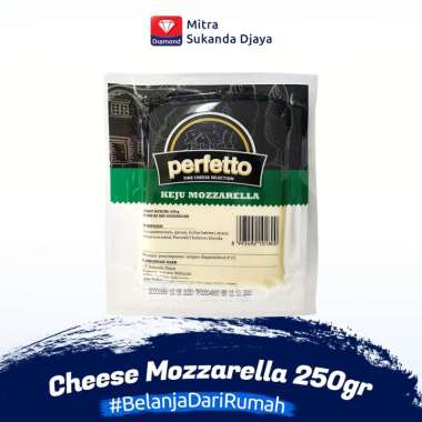 keju mozarella/perfetto keju mozzarella 250gr