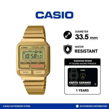 jam tangan unisex casio general original Vintage A120WEG-9ADF