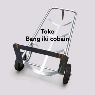 Trolley Galon Air Gerobak Troly Galon Air Troli Gas alat angkut barang