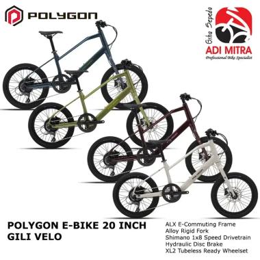 Polygon Gili Velo Urban E-bike [20 inch] Sepeda Elektrik 8 Speed Cream