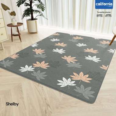 CALIFORNIA Karpet Premium Ukuran 150x190 Karpet Anti Selip Motif Shelby