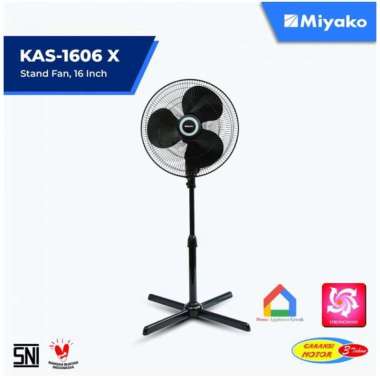 Kipas Angin Berdiri Miyako KAS 1606 x 16 Inch / Stand Fan Miyako KAS1606x 16 Inch