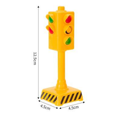 Topper Cake Excavator Lampu Lalin