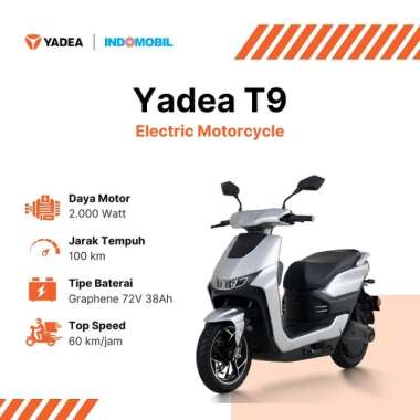 Sepeda Motor Listrik Yadea T9 [OTR Cirebon] RACING RED