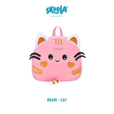 Skoola Tas Ransel Anak Perempuan PAUD Ransel Lucu Animals - Deari CAT