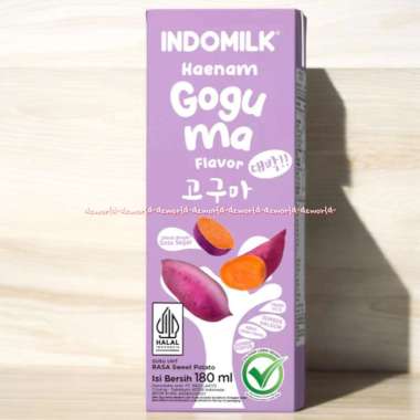 Indomilk 180ml Strawberry Chocolate Korean Pink Blossom Dalgona Goguma Flavor Susu UHT Siap Minum Va