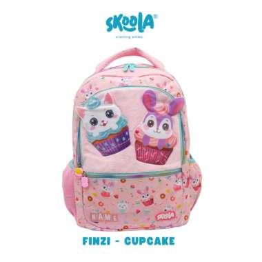 Skoola Tas Sekolah Anak Perempuan SD Ransel Unicorn Cat - Anzu FINZI CUPCAKE
